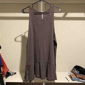 Free People Gray Top/Tunic/Dress